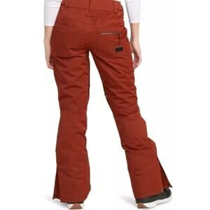 Roxy Nadia Womens Snowboard Pants Bibs Dryflight Sz-XL Red Maroon MSRP $179
